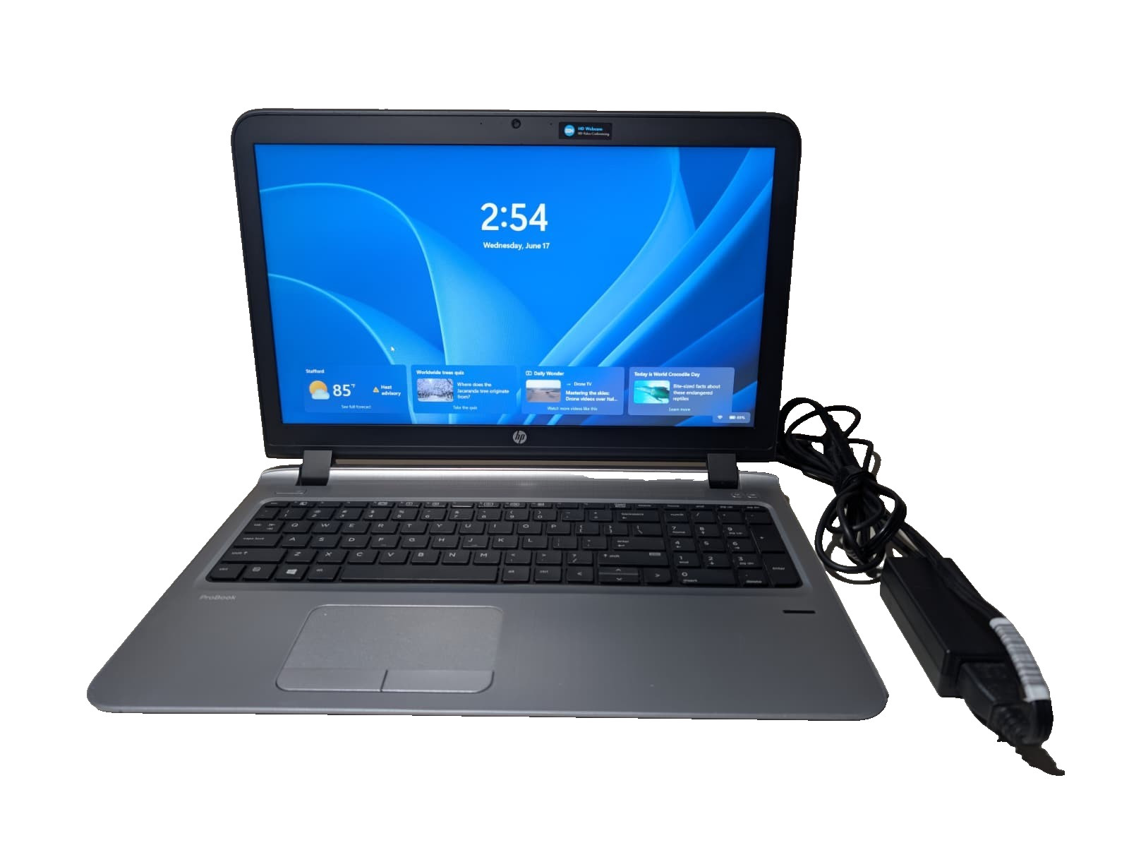15″ HP PROBOOK 455 G3 | AMD A8-7410 12GB RAM 180GB SSD | HD Windows 11 Pro | DVD