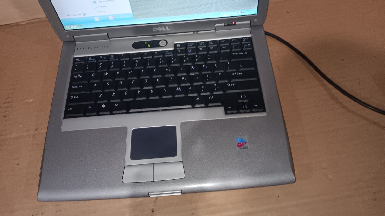Vintage Dell Latitude D510 Laptop Windows XP pro SP3 Serial port Parallel port