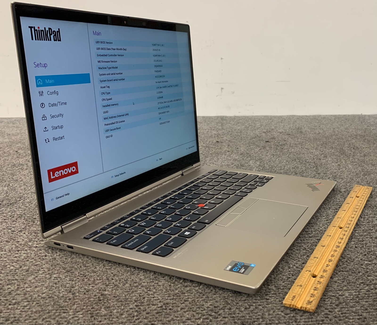 Lenovo ThinkPad X1T Gen 1 14″ 2-in-1 i7-1160G7 16GB RAM 1TB NVMe Remote Managed