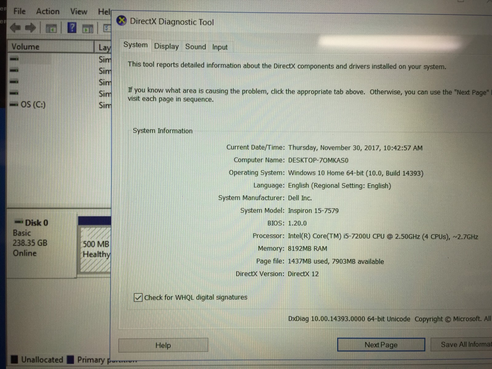 *Ghost Touch* Dell inspiron 7579 15.6 Touch Laptop/i5-7200u/8GB/256GB SSD/Win10