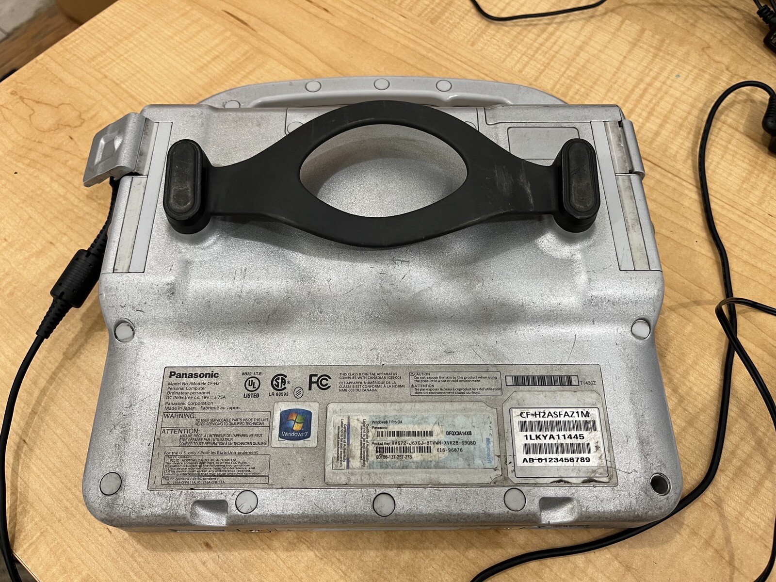 PANASONIC TOUGHBOOK CF-H2 Intel i5 1.7GHz-4GB-465GB SSD 10.1″ WIN 7 PRO 32BIT