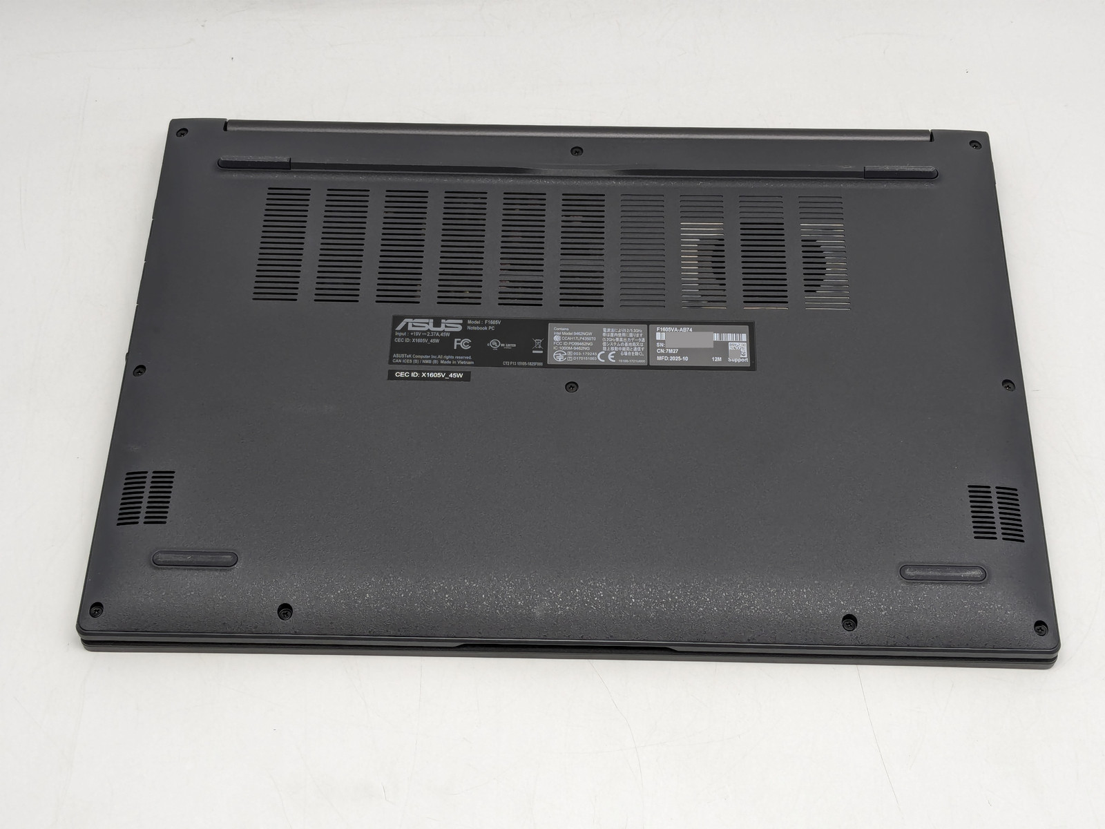 ASUS Vivobook F1605VA 16″ i7-1355U 16GB DDR4 1TB SSD Windows 11 Home