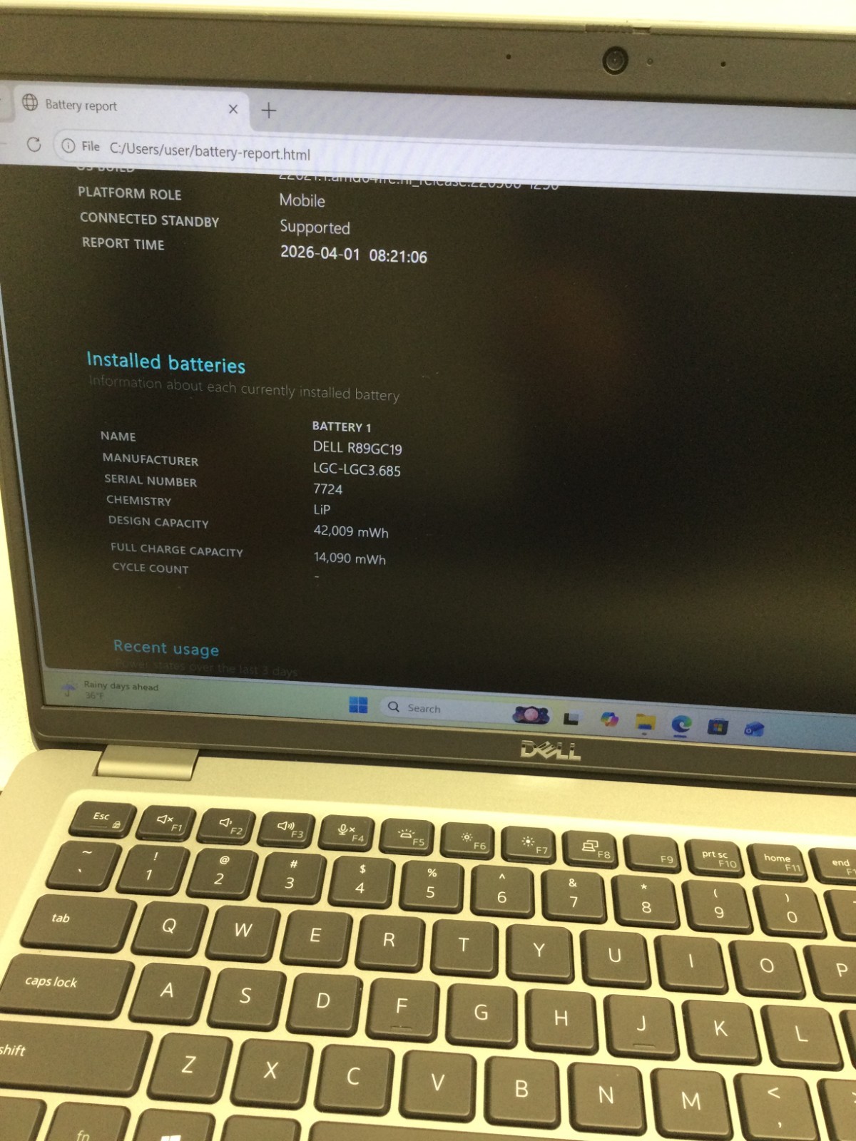 Dell Latitude 5420 14” (128 GB SSD Core i5-1145G7 2.60GHz 8GB RAM ***READ****
