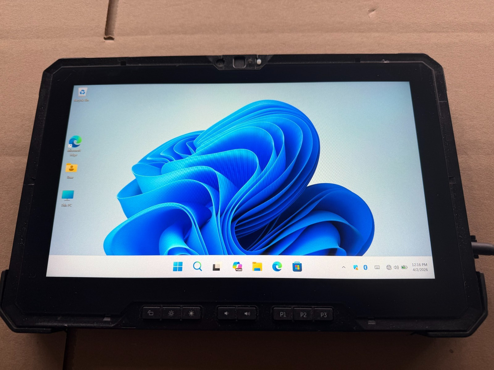 Dell Latitude 7220 Rugged Extreme Tablet 12″ I5-8365U 8GB 128 win 11 pro