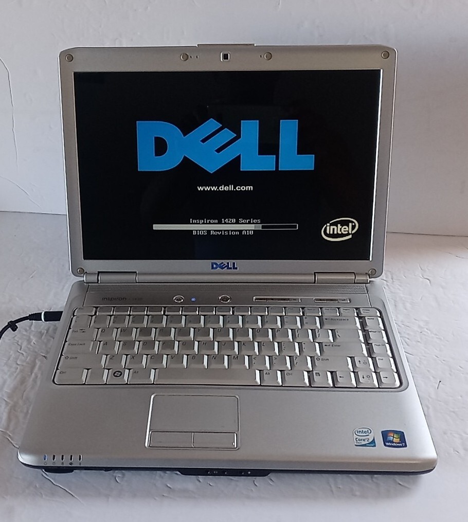 DELL INSPIRON 1420 14″ INTEL CORE 2 DUO CPU 2.40 GHz 4GB 320GB Win 7 PRO