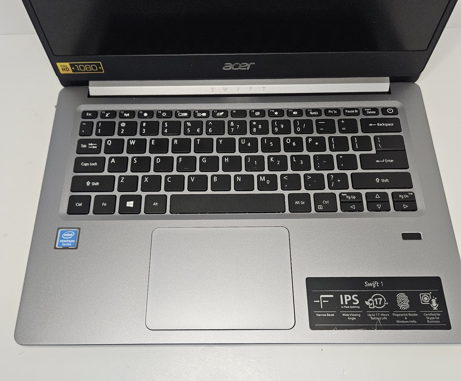 Acer Swift 1 14″ SF114-32 P2PK Intel Pentium Laptop Model # N17W6 – Parts Only