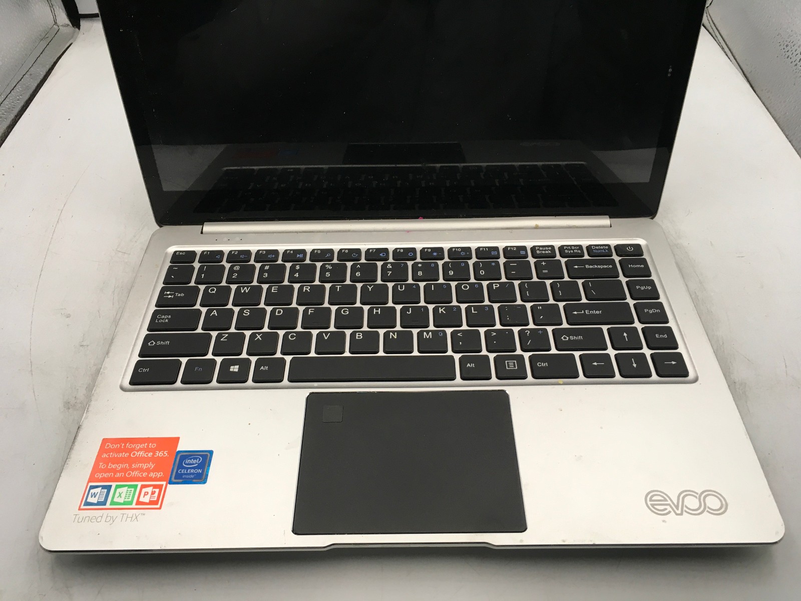 EVOO TEV-CE-141-2 – FOR PARTS/NO POWER – INTEL CELERON N3350 – 4GB RAM -READ- BB