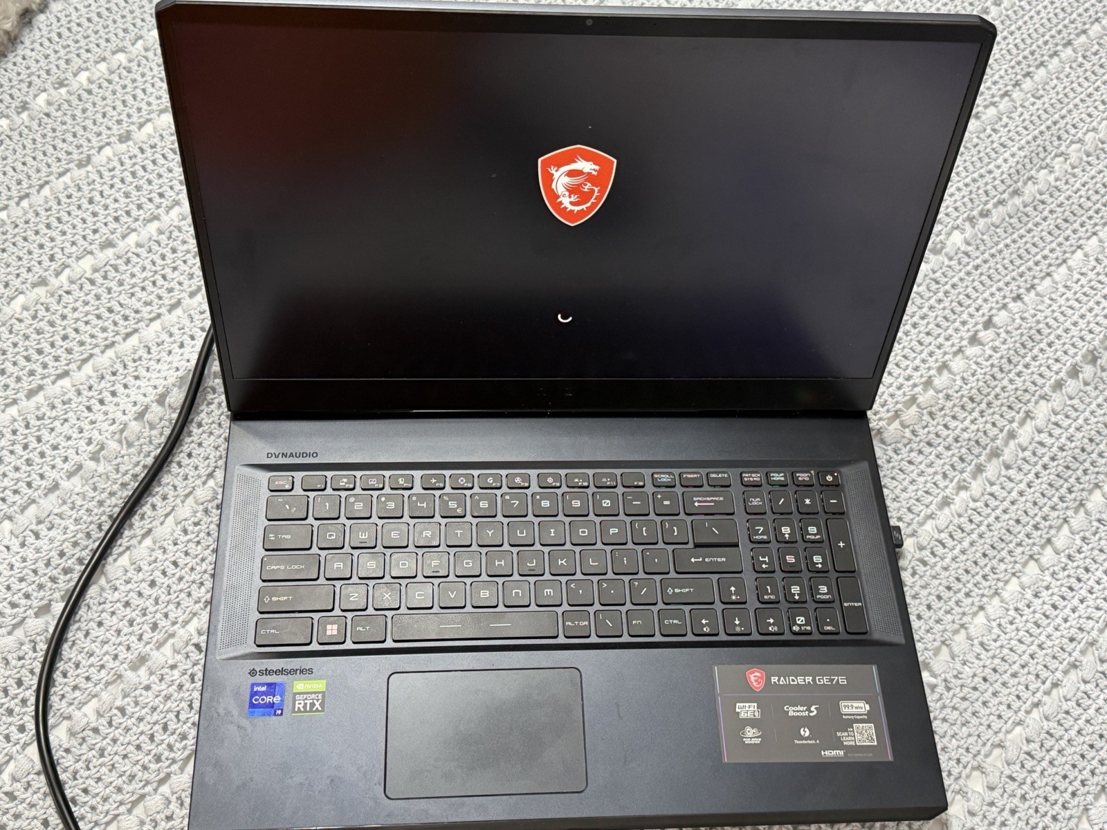 MSI Raider GE76 17″ i9-12900H 16GB RTX 3060