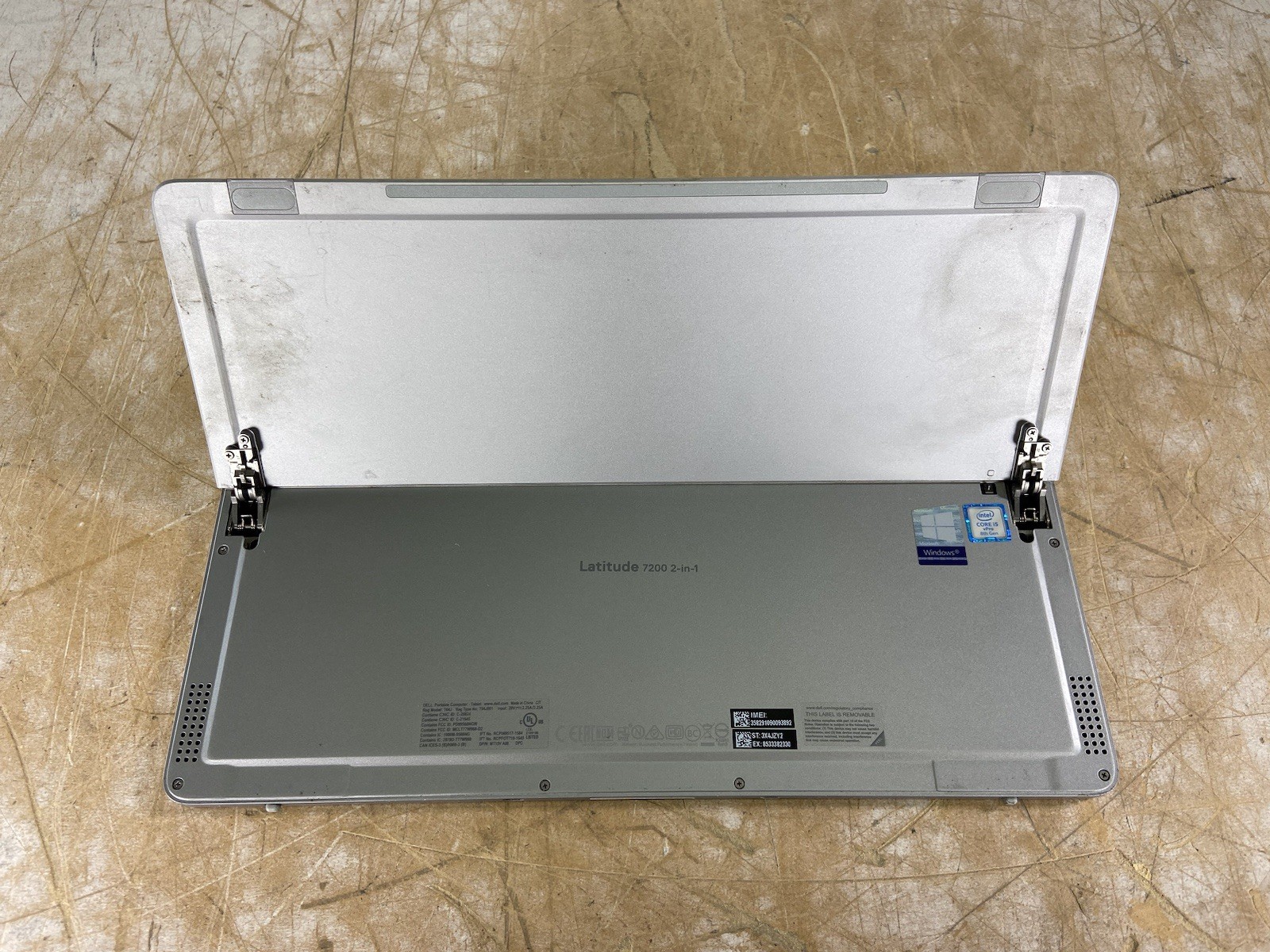 DELL LATITUDE 7200 2-IN-1 i5-8365U @ 1.60GHz, 8GB RAM, NO HDD/OS – (FOR PARTS)