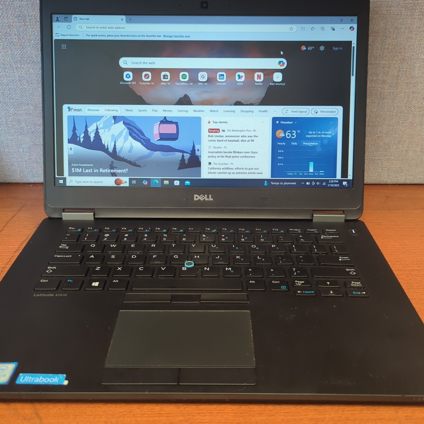 Dell Latitude E7470 Core i5-6300U 2.40GHz 8GB RAM 256GB HDD Win 10 Pro