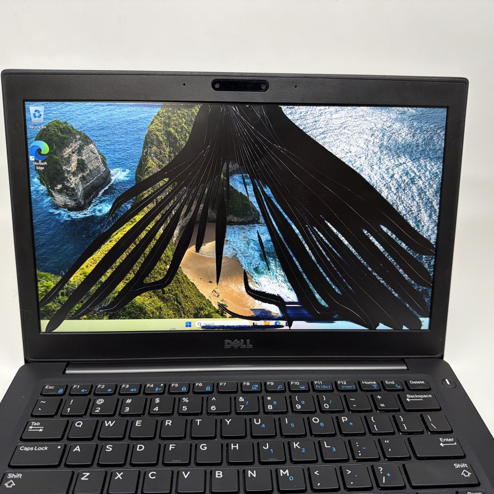 Dell Latitude 7280 Intel i5-6300U @ 2.40GHz 128GB SSD 8GB Laptop -Cracked Screen