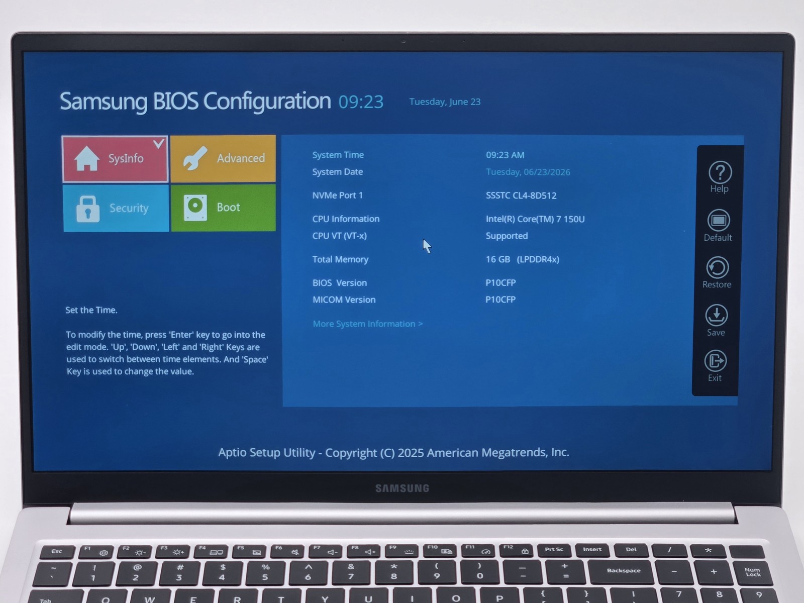 Samsung Galaxy Book 4 15″ FHD 7 150U 512GB SSD 16GB W11 Webcam Backlit FP Reader