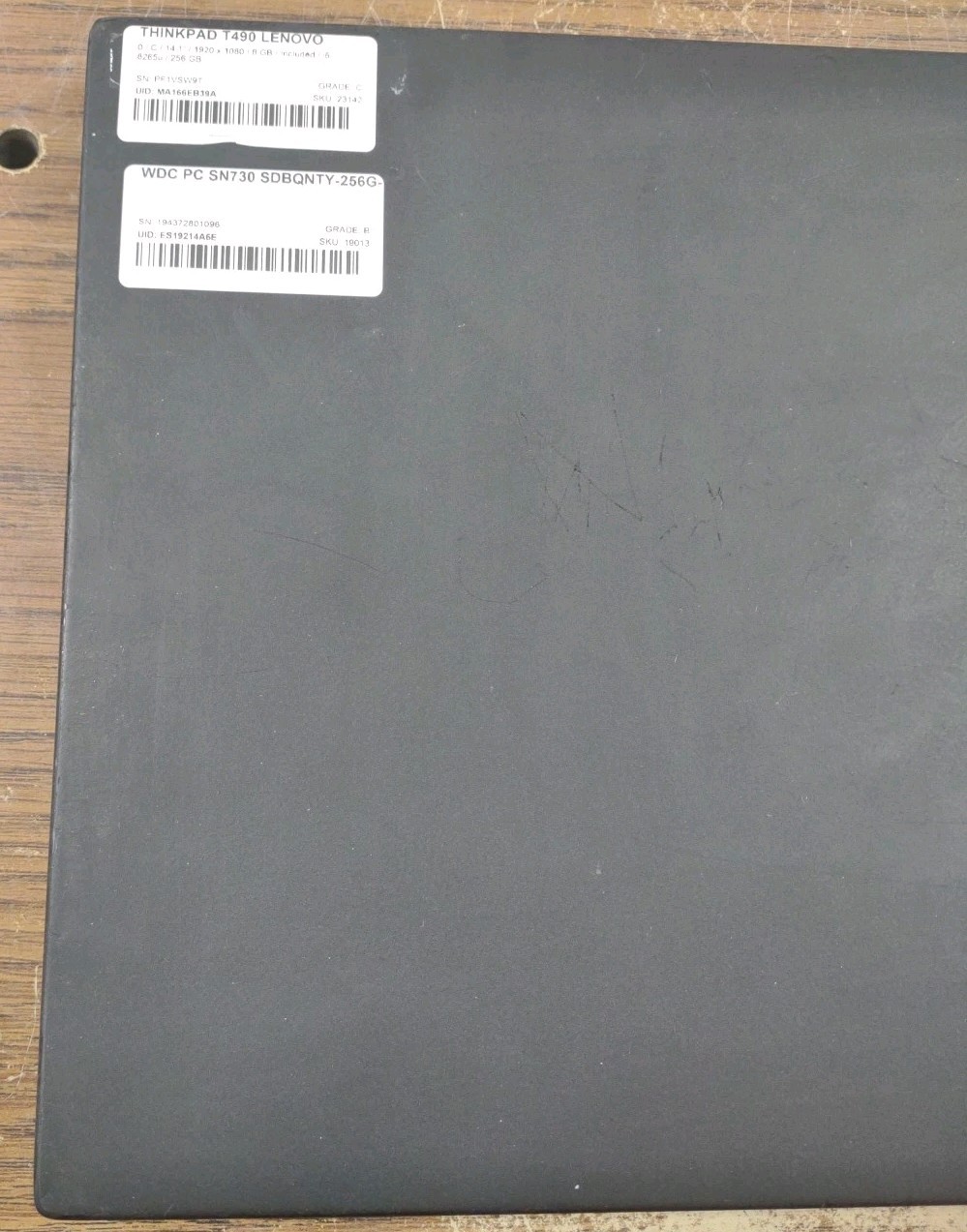 Lenovo ThinkPad T490 14″ W/ i5-8265U 1.6GHz, 8GB, 256GB
