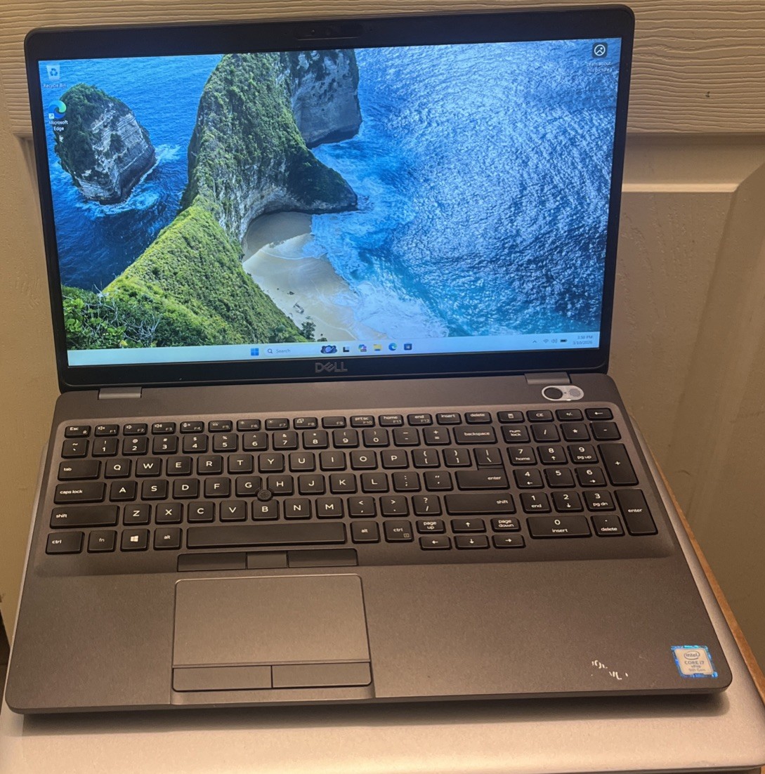 Dell Precision 3541 Laptop i7‑9850H 8GB256GB SSD Quadro P620 Win11