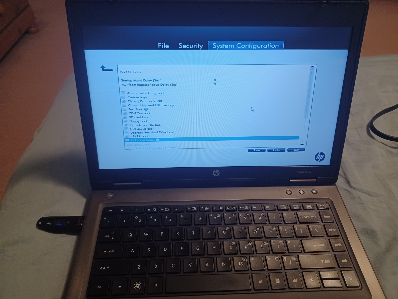 HP ProBook 6465b Laptop AMD A6-3410MX CPU 4GB RAM 250GB HDD w/Charger – No OS