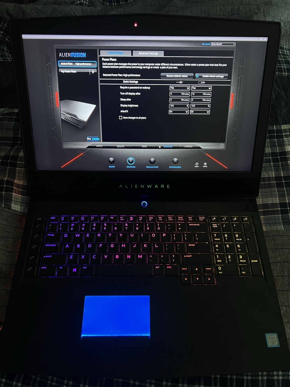 Alienware 17 R4 17.3″ Intel I7-7700HQ, 16GB RAM, 128GB SSD + 1TB HDD, GeForce…