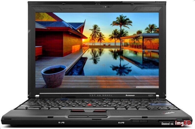 Great Deal Lenovo X201 Core i3 370M 2.4Ghz 4GB 160GB Win 7 Pro or 10 Pro