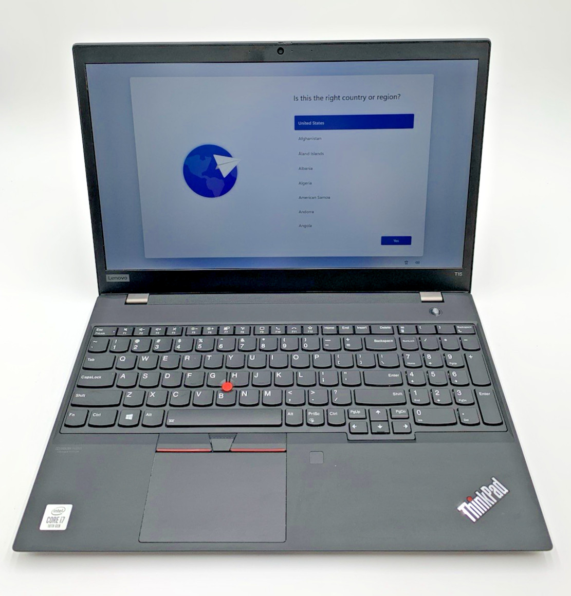 Lenovo ThinkPad T15 G1 15.6″ i7-10610U 1.8GHz 256GB SSD 24GB DDR4 Black Laptop C