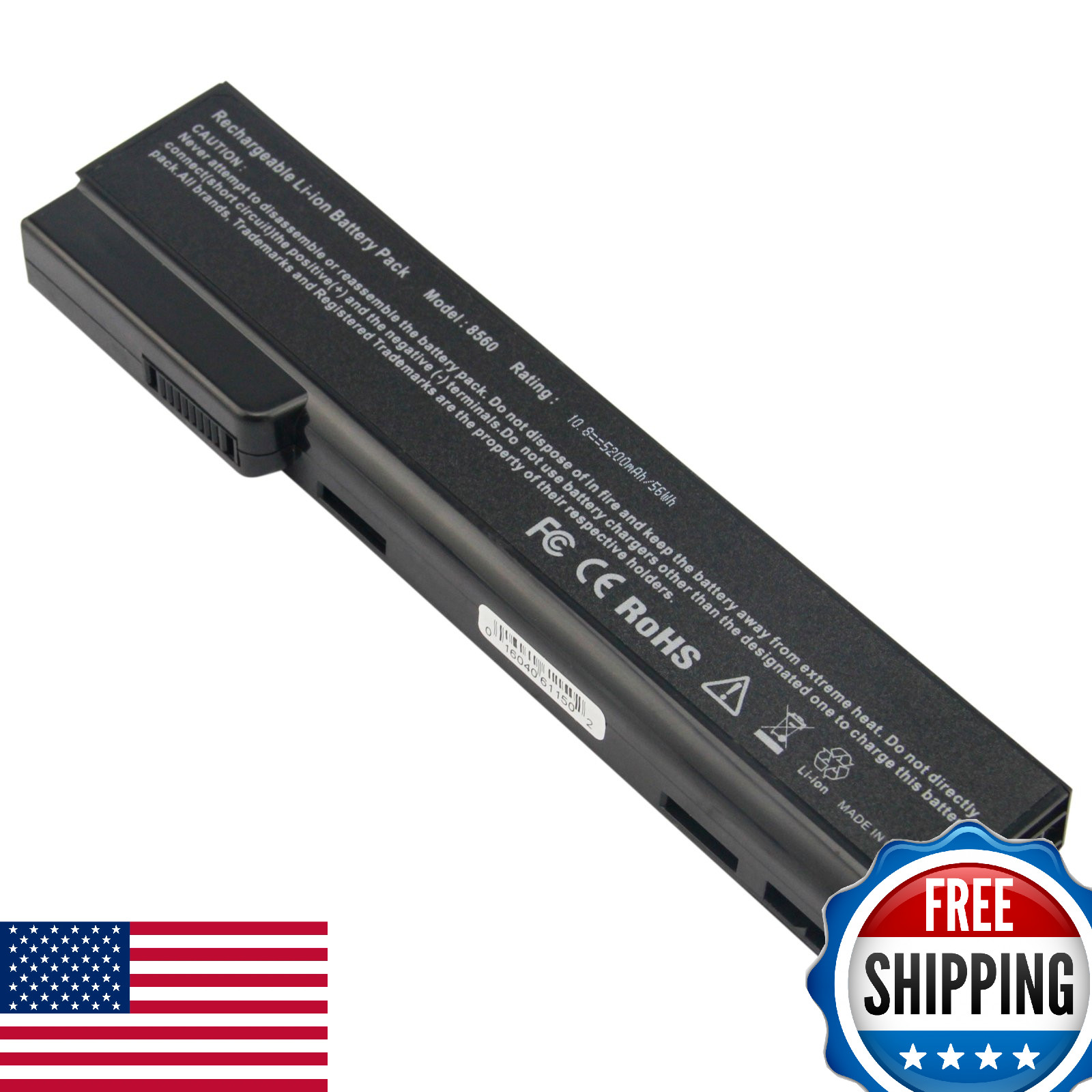 Futurebatt Laptop Battery for HP EliteBook 8460P 8460W 8470P 8560P 8570P; HP Pro