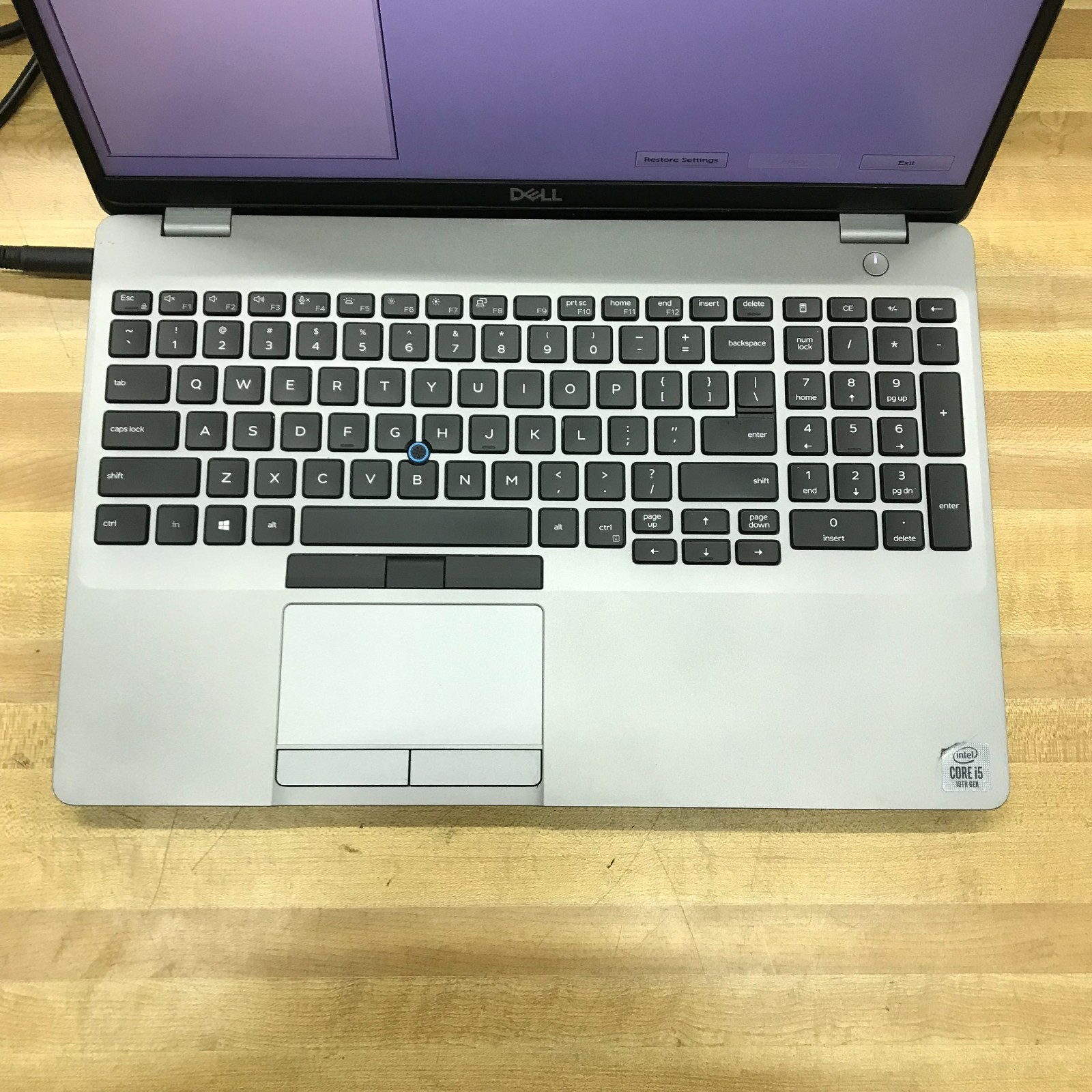 Dell Latitude 5510 15.6″ Laptop Core i5-10210U 16GB RAM No SSD (Boots to BIOS)
