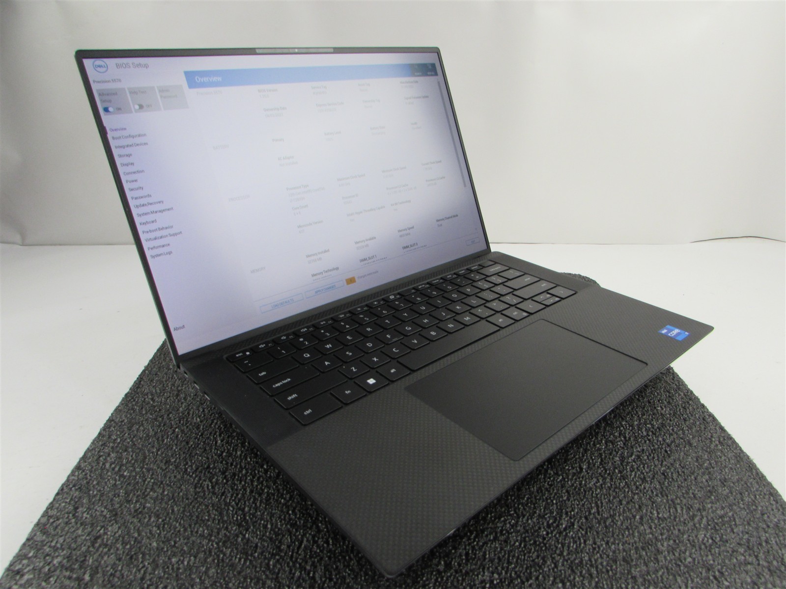 DELL PRECISION 5570 CORE I7-12800H 1TB SSD 32GB RAM NVIDIA RTX A1000 WIN 11 PRO