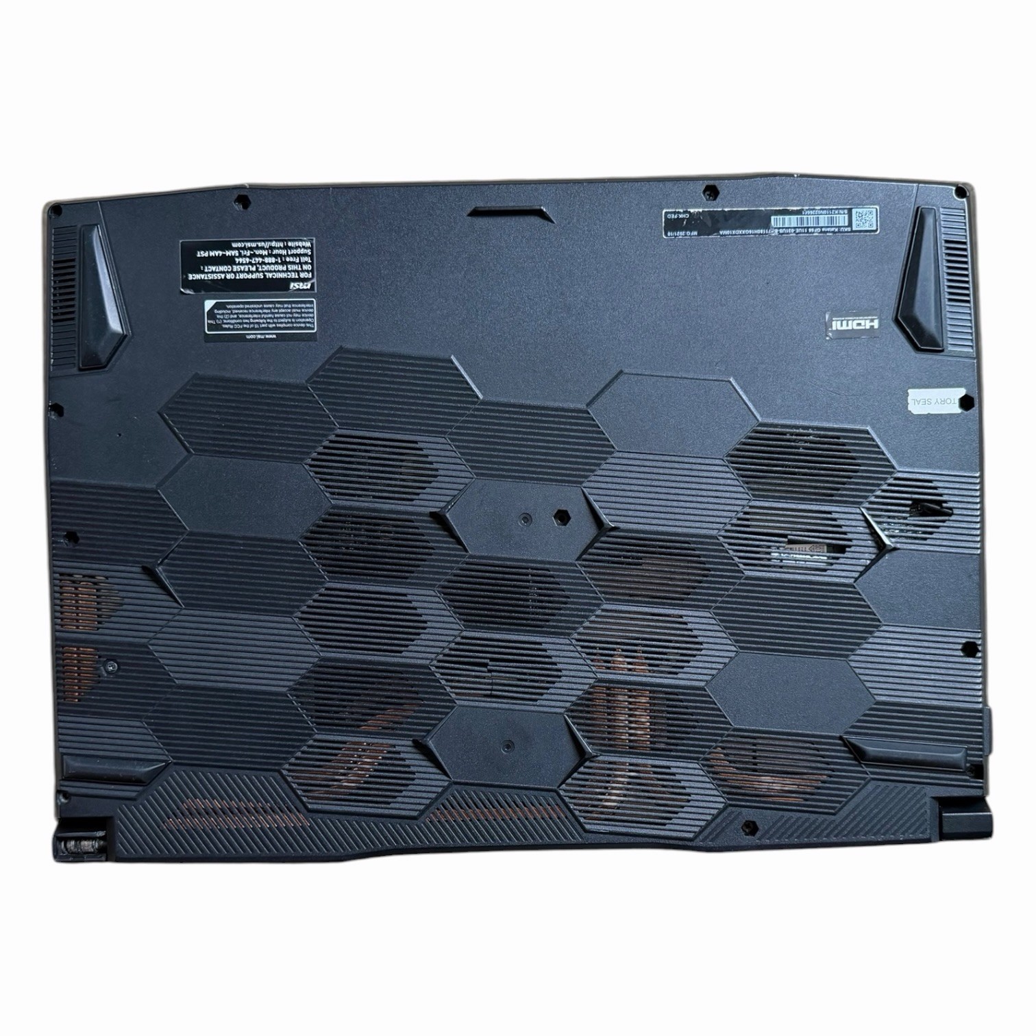 MSI Katana GF66 Gaming Laptop No SSD Intel Core I7 Nvidia Gforce RTX 3060