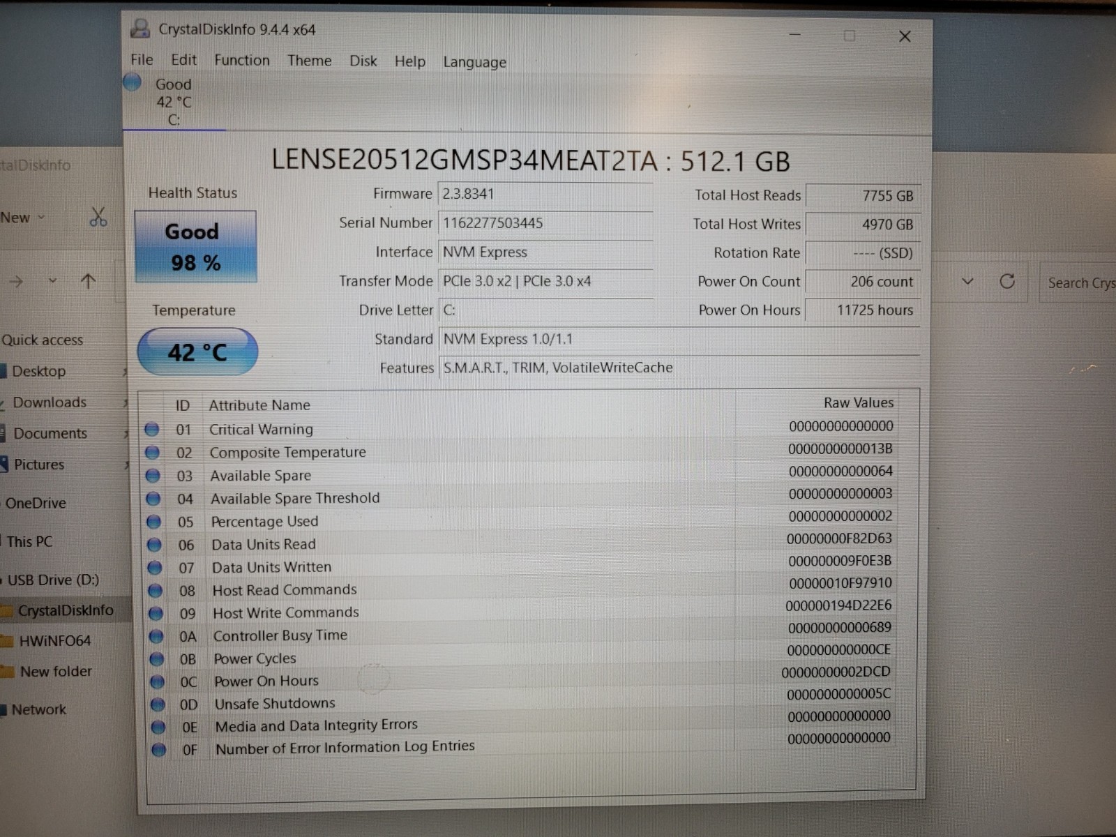 Lenovo ThinkPad E590 15.6″ i7-8565u 1.8ghz 8gb ram 512gb ssd w11p PF1NJTXS
