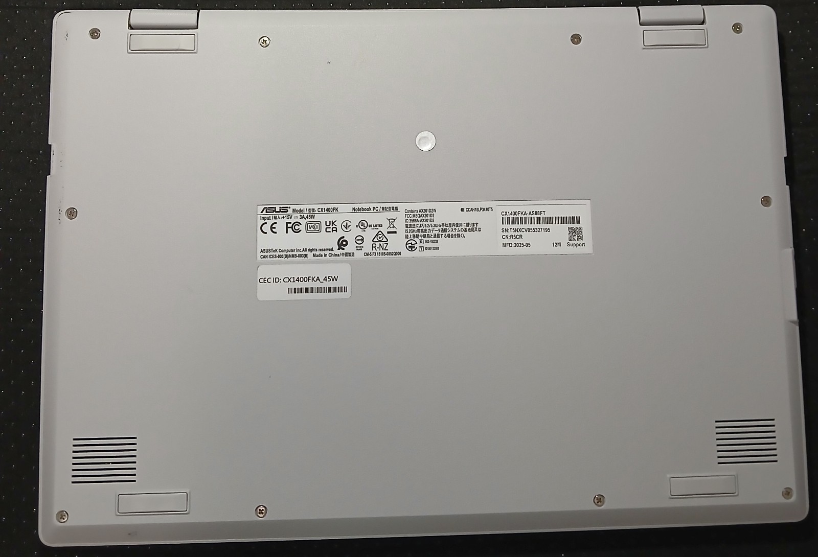 ASUS Chromebook Flip CX1 14″ FHD Touch 2-in-1 Celeron N4500 8GB 128GB