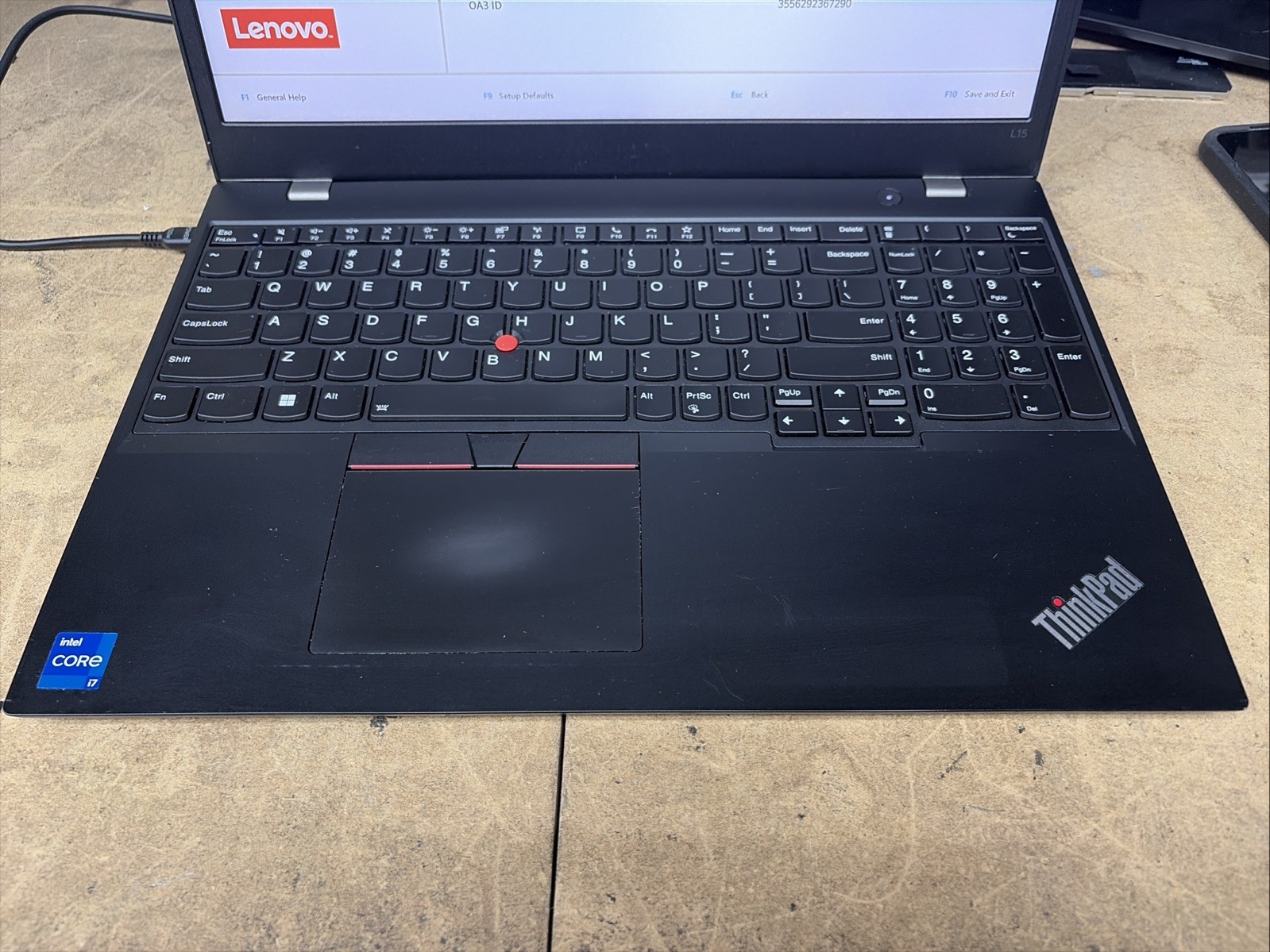 Lenovo ThinkPad L15 Gen 2 15.6″ FHD Touch i7-1165G7 16GB RAM 256GB SSD No OS