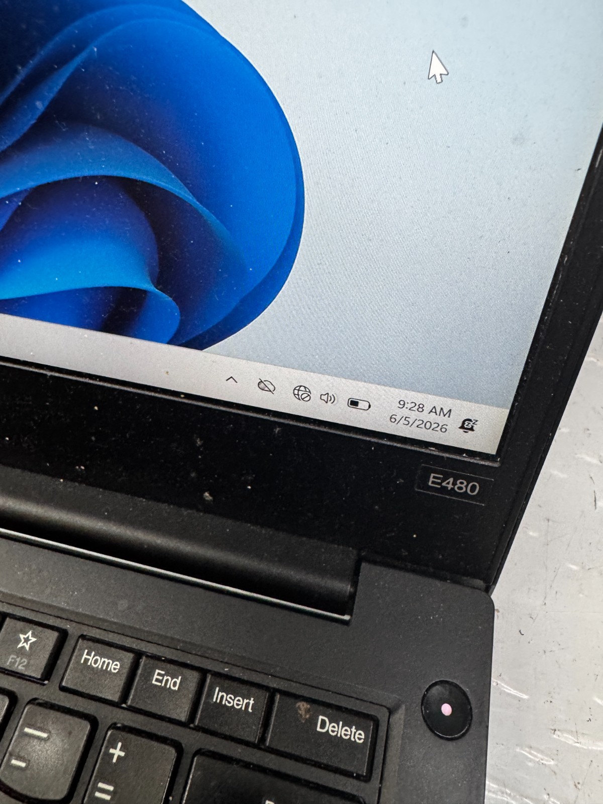 Lenovo ThinkPad E480 Core I5-8250 256GB SSD 8GB RAM Laptop For Repair #6105