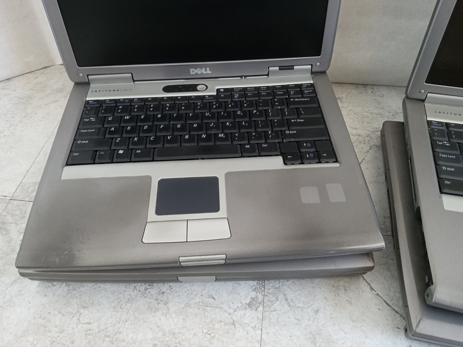 Lot of 4 – Dell Latitude D505 / D510 15″ Laptops – PARTS / REPAIR – READ -RR