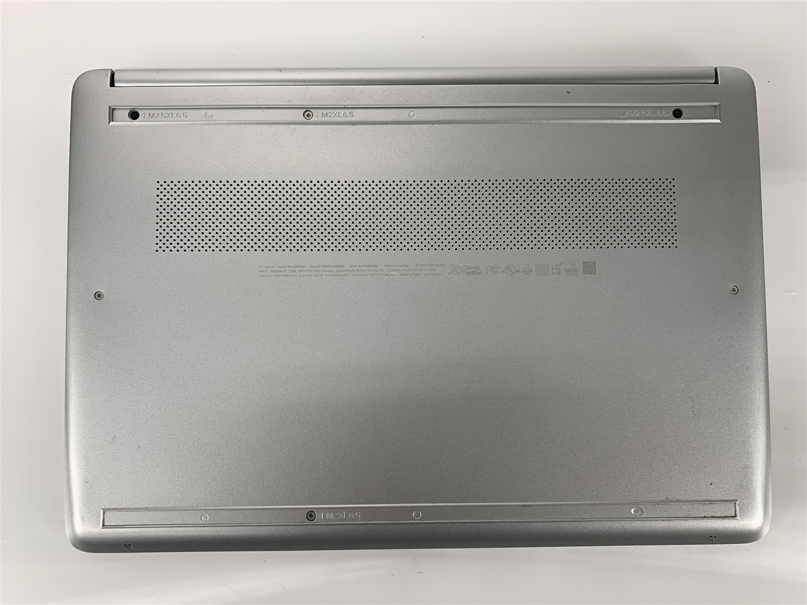 HP Laptop 14-dq1033cl Intel i3-1005G1 1,20Ghz 16GB RAM 128GB NVMe M.2 SSD Win11