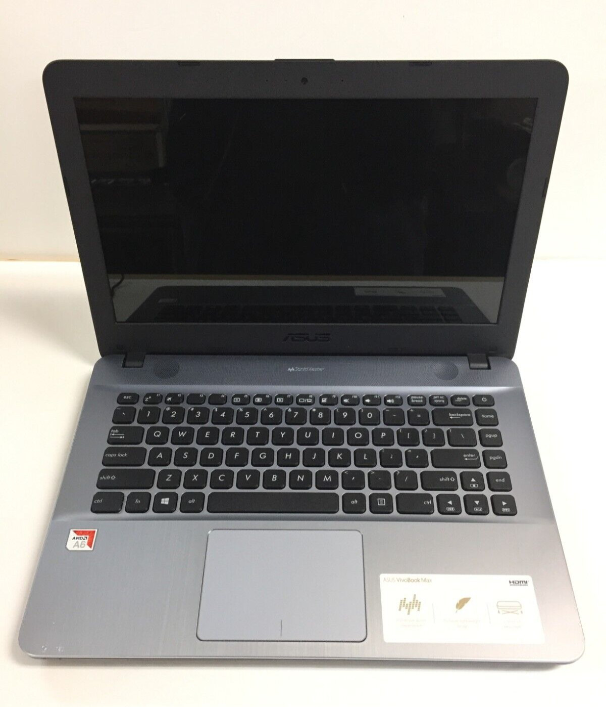 *Bad Battery* ASUS X441BA-CBA6A 14″ Laptop/AMD A6-9225/8GB RAM/500GB HDD/Win10