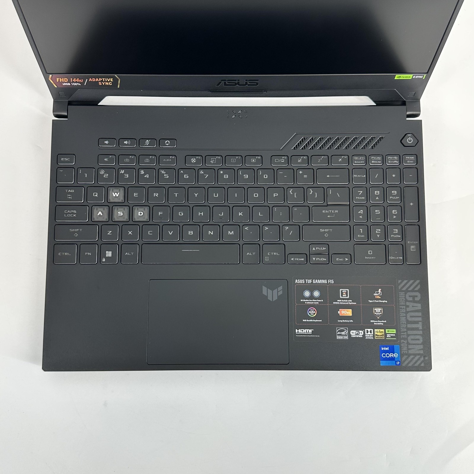 Asus TUF F15 143Hz FHD 2.4 GHz i7-13620H 16GB 1TB SSD RTX 4070 FRAME GAP
