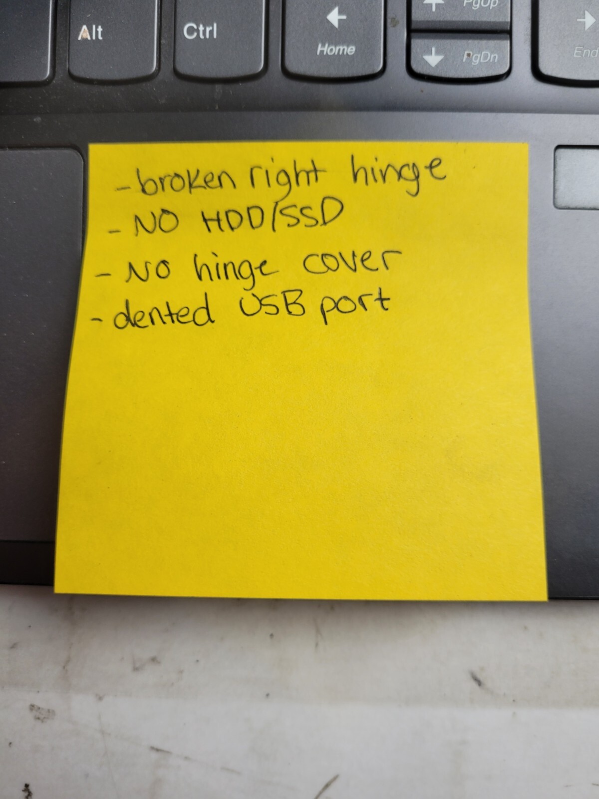 Lenovo IdeaPad 720S-13IKB w/i5-8250U, 8GB RAM, 15.6″ Laptop for Parts #2399