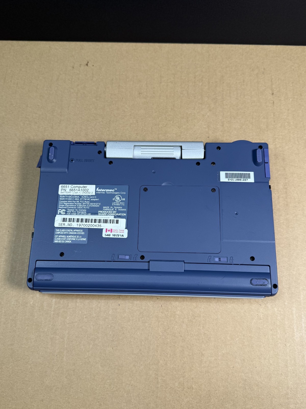 Handheld Touch Laptop Intermec 6651 Works Ships Fast!!!