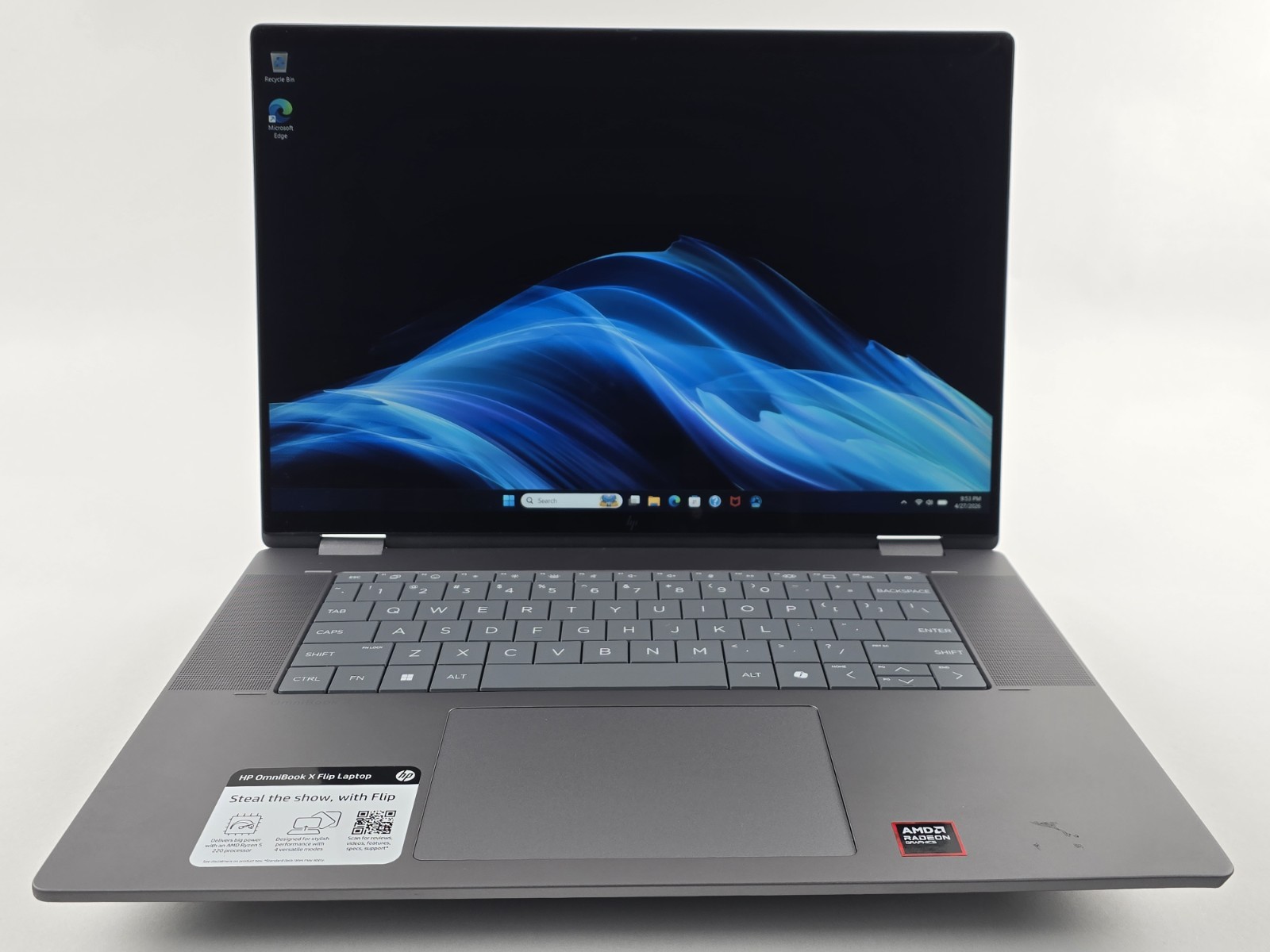 HP OmniBook X Flip 16″ Touch (AMD Ryzen 5 220, 8GB RAM, 512GB SSD) Used – READ