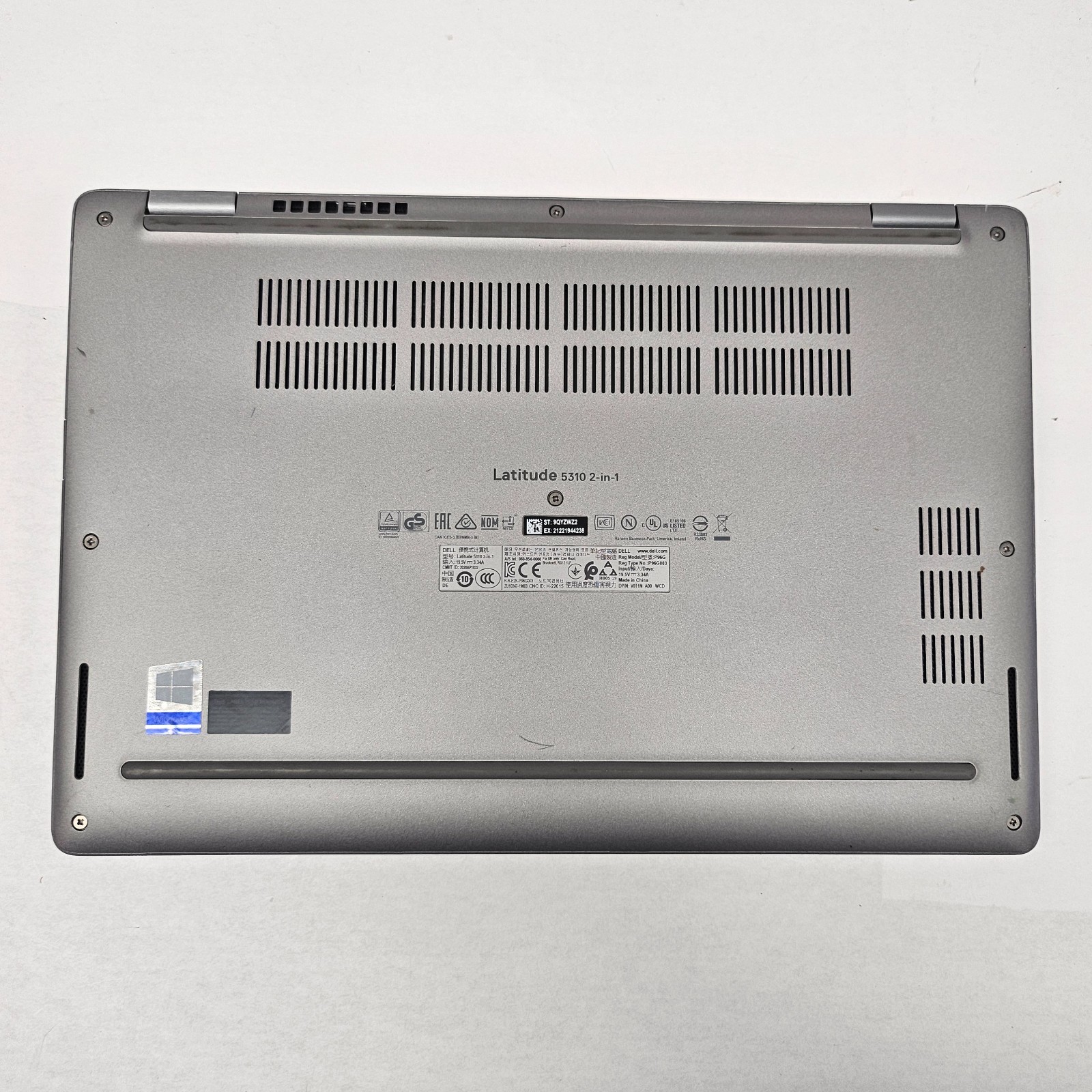 Dell Latitude 5310 2-in-1 Intel Core i5-10310U 1.7GHz 8GB RAM No SSD