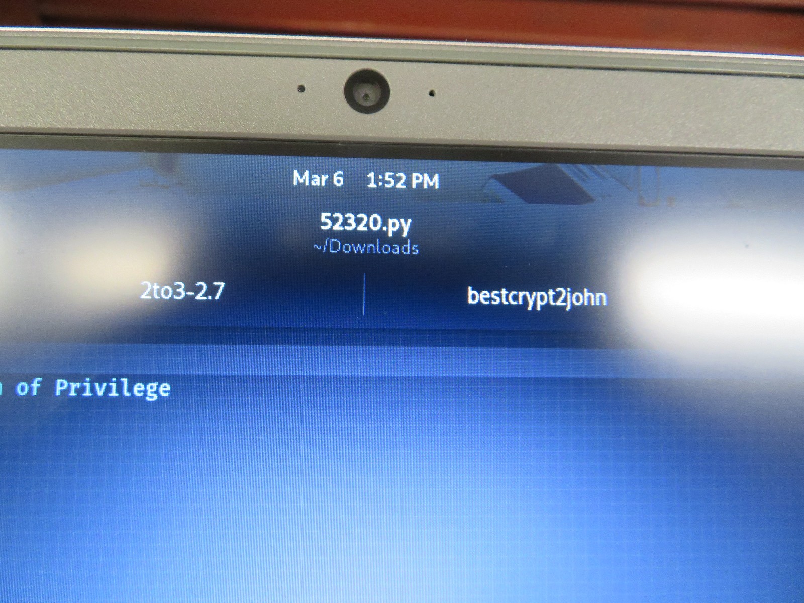Samsuung 15.5 inch Chromebook Upgraded to KALI Linux