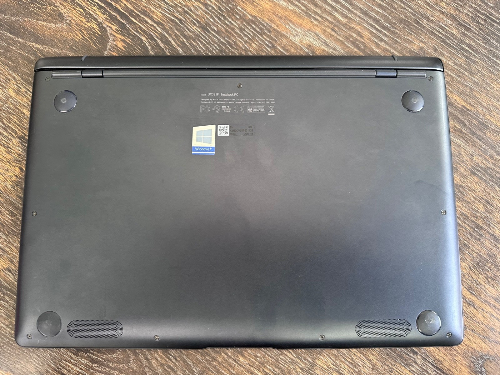 ASUS ZenBook S UX391 i7-8565U 16GB RAM 512GB SSD 13.3″ 4K Ultra Slim Laptop UX39