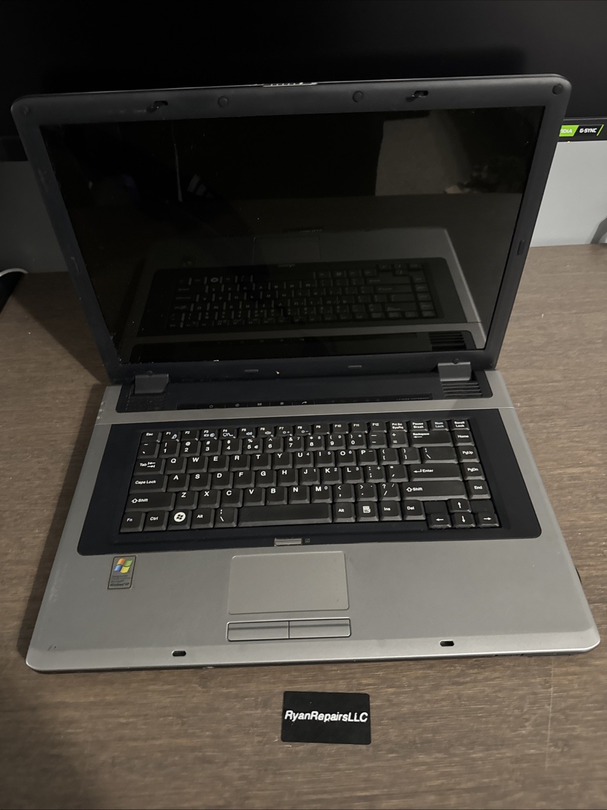 Vintage Nobilis N5017 X72IA6 Laptop Broken Screen