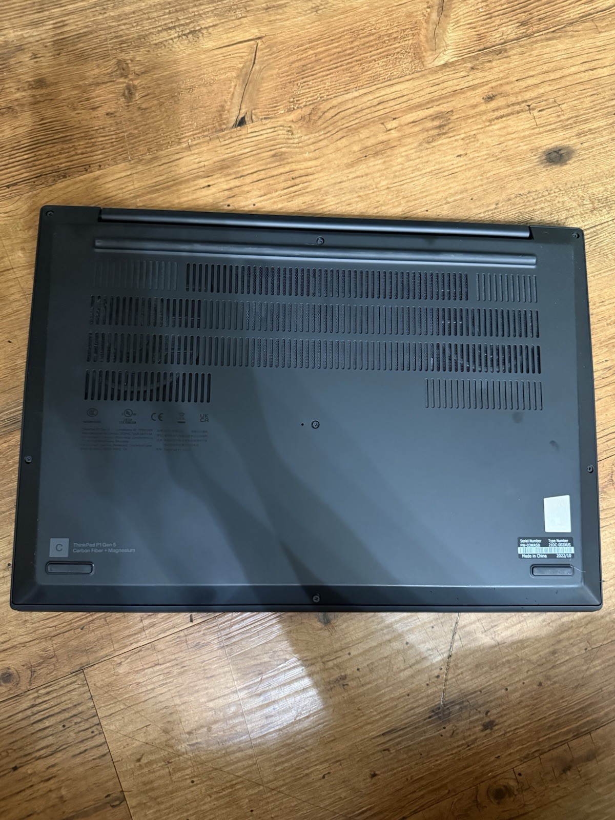 Lenovo ThinkPad P1 Gen 5 2.5GHz i9-12900H 32GB 1TB RTX 3080 Ti
