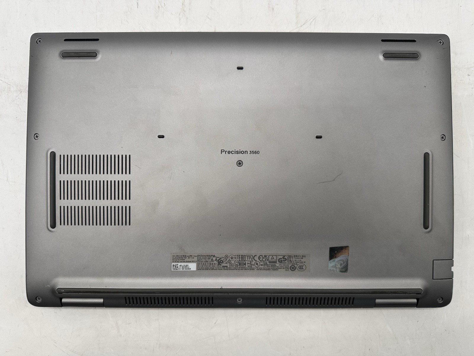 Dell Precision 3560, i7-1185G7, @ 3.00GHz, 16GB RAM, 512GB NVMe-No OS/Charger