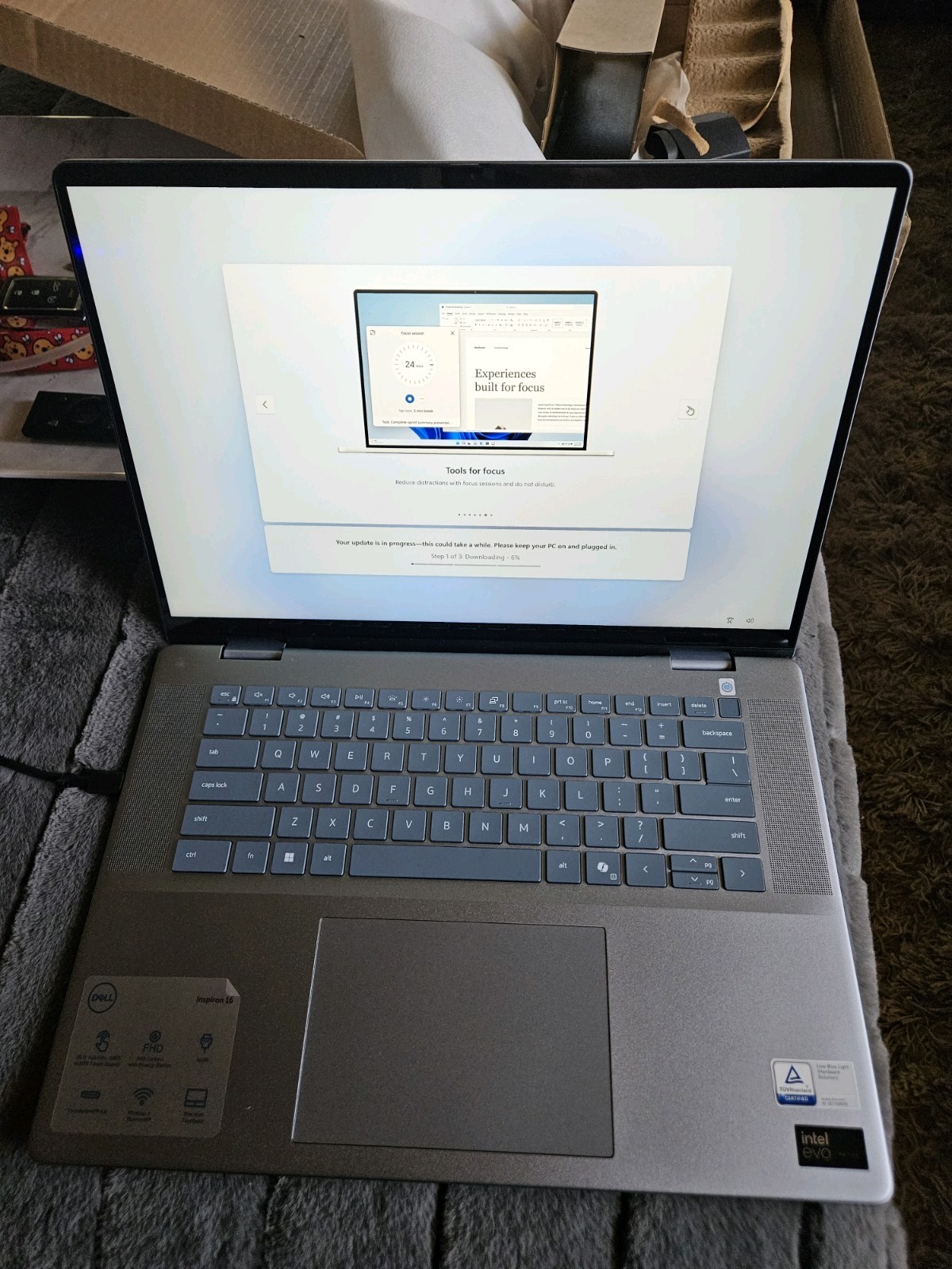 Inspiron 16 2-in-1 Laptop 7640 16″ Touch, 1TB SSD, Ice Blue