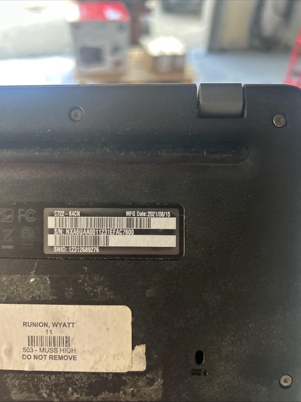 Acer Chromebook C722 11.6″ MediaTek } 4GB RAM 32GB Chrome