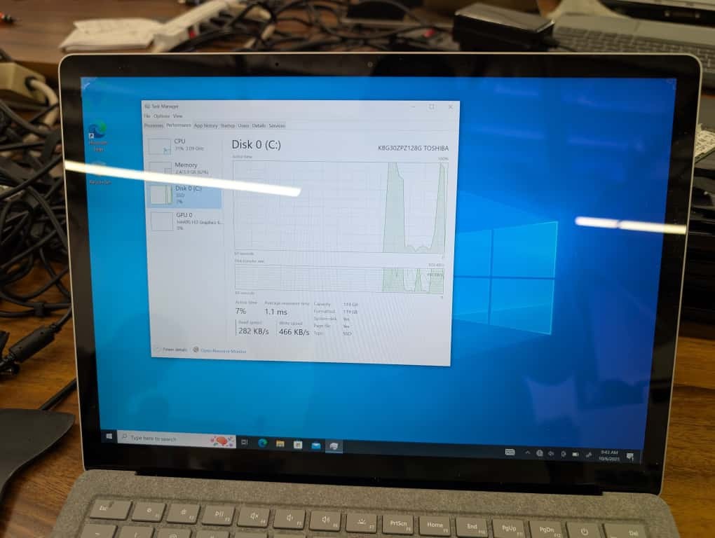 Microsoft Surface Laptop 1st Gen IntelCorei5-7200U 4GB RAM 128GB SSD Win10Pro -4