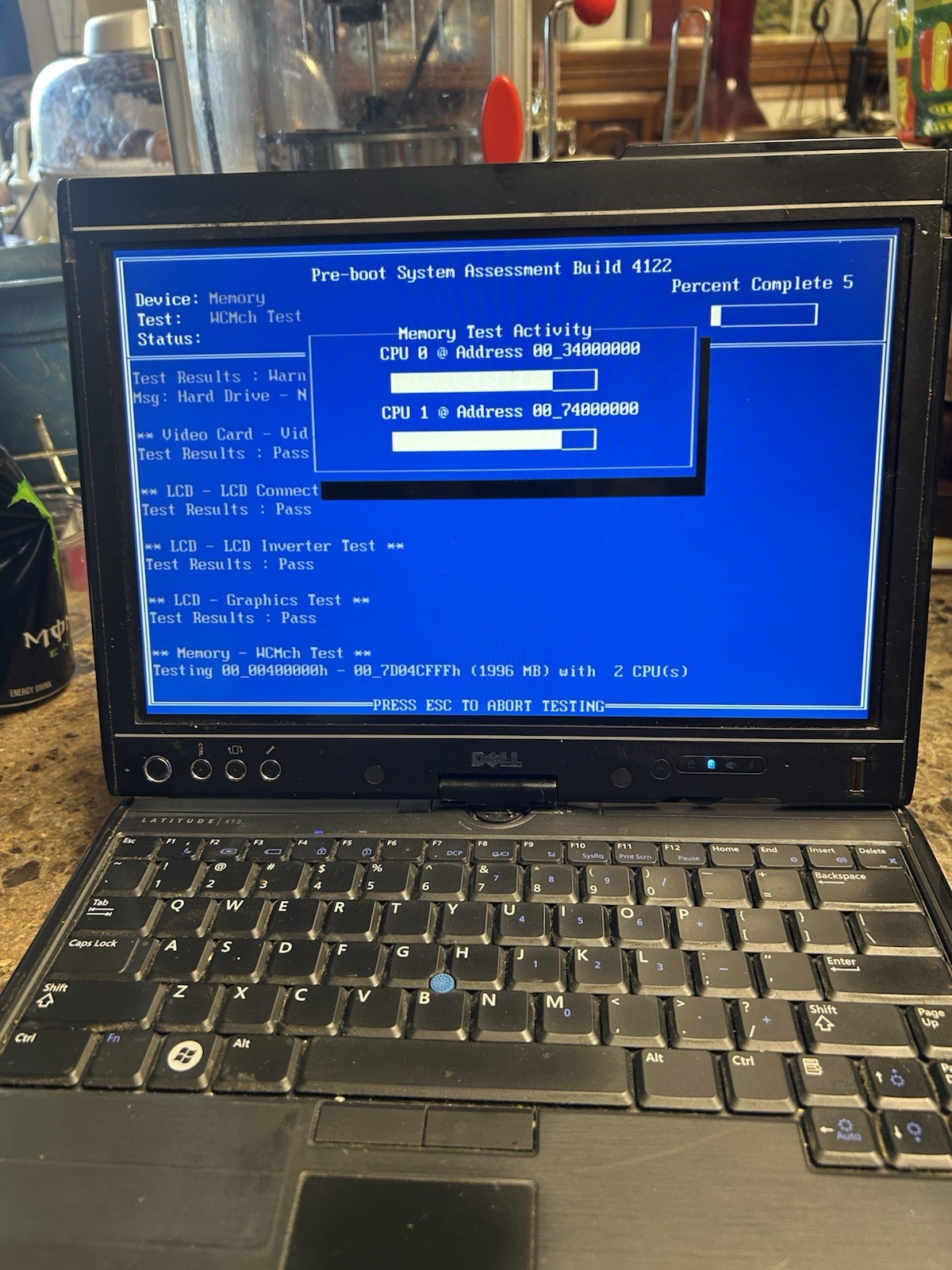 3 Dell Latitude XT2 12.1″ Intel Core 2 Duo 2GB RAM HDD No OS Black Wi-Fi
