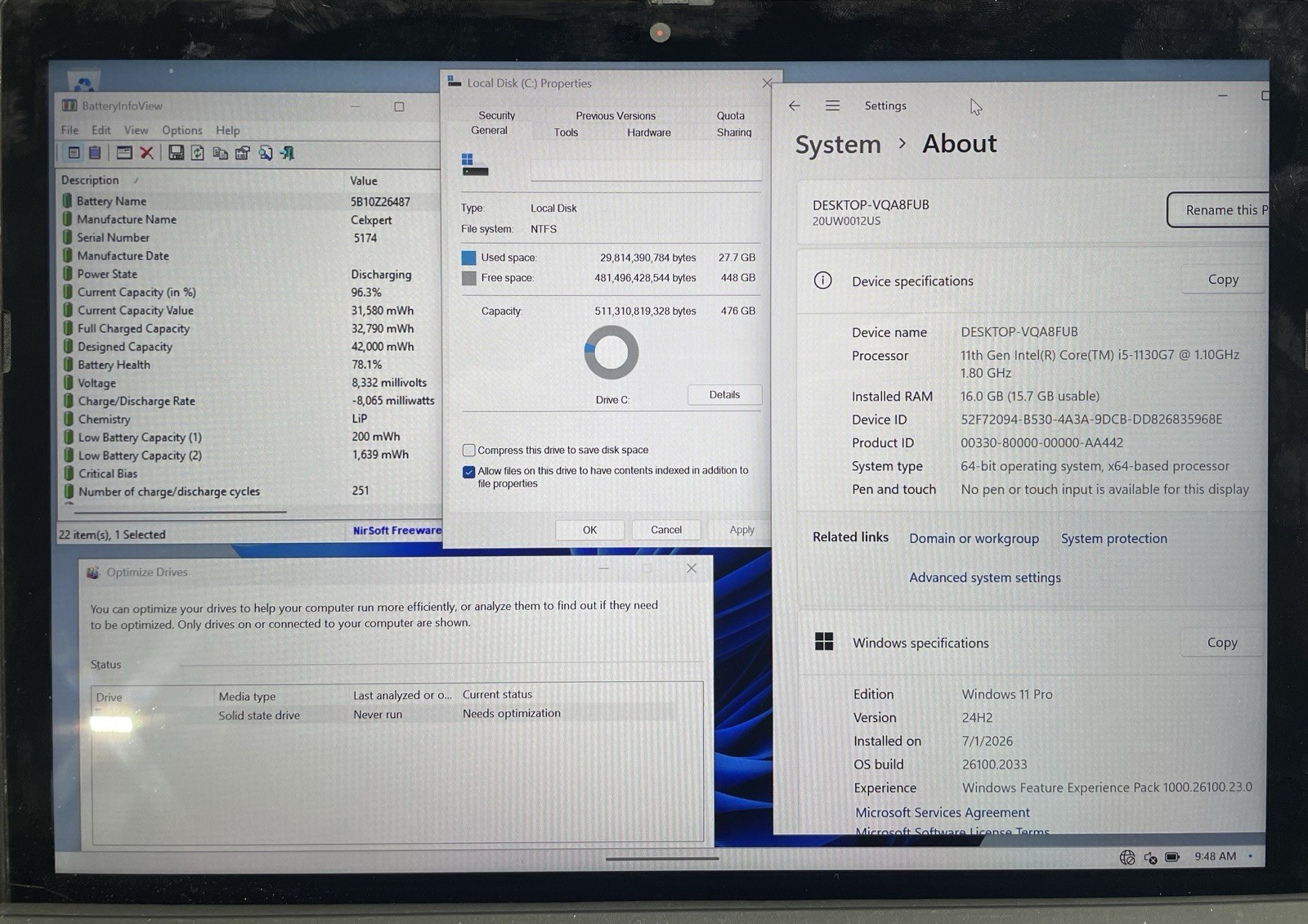 Lenovo ThinkPad X12 Detachable FHD Intel i5-1130G7@1.10GHz 16GB RAM 512GB SSD