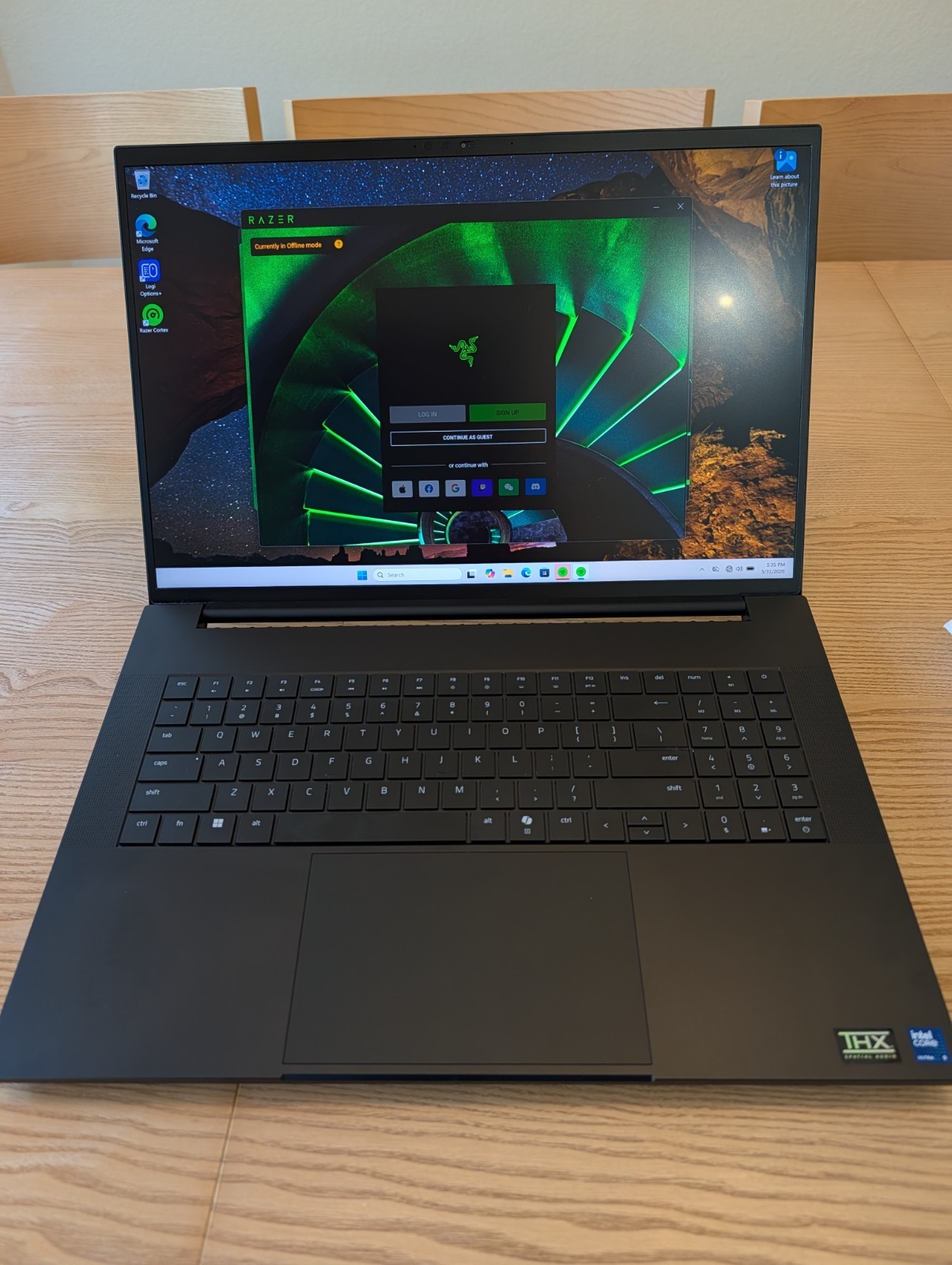 Razer Blade 18 RZ09-0529 Core Ultra 9 275HX 64GB RAM 2TB SSD GeForce RTX 5080