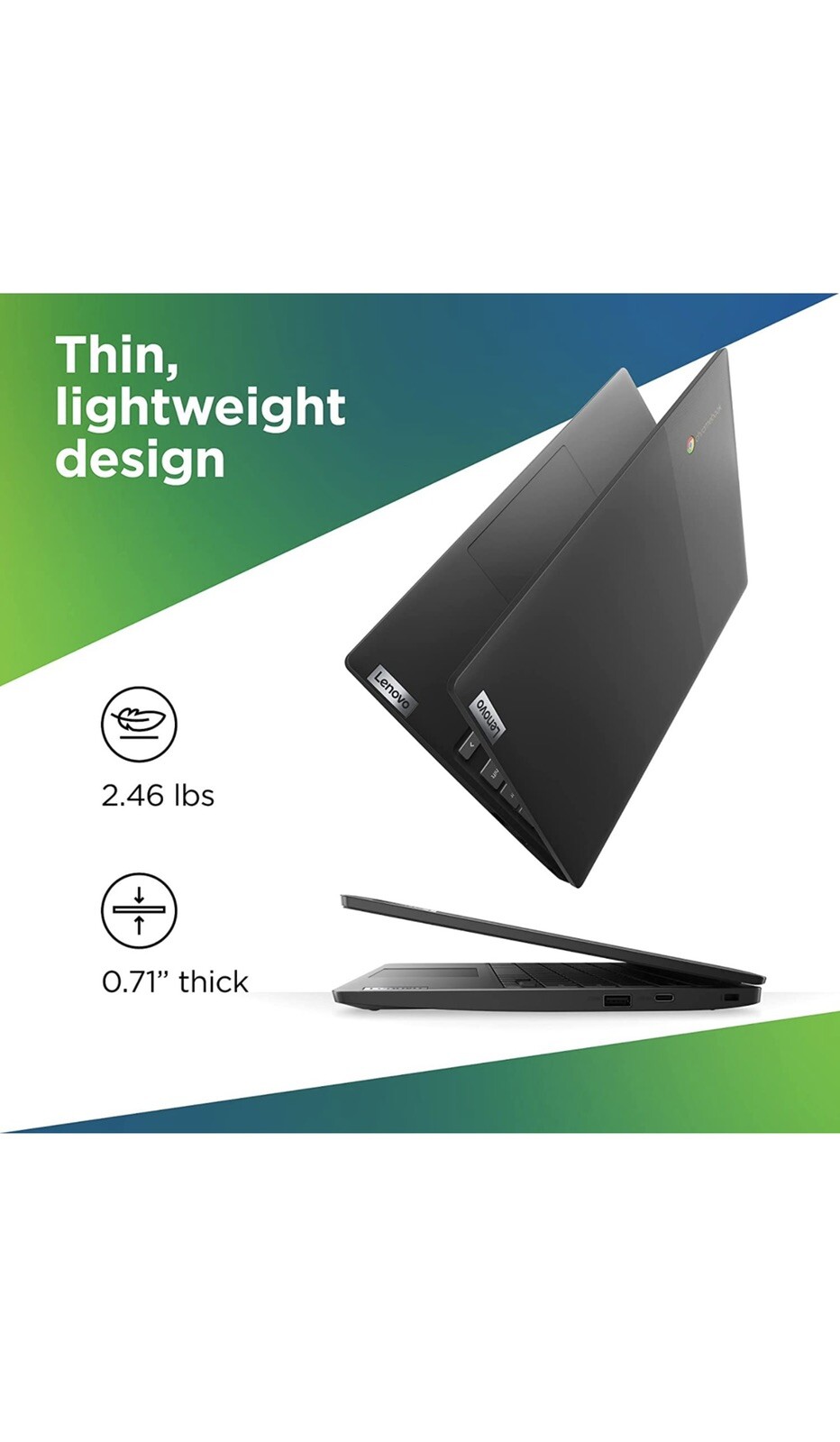 Lenovo IdeaPad 3 CB 11AST5 11.6″ (32GB eMMC, AMD A6-9220C, 1.80 GHz, 4GB RAM)…